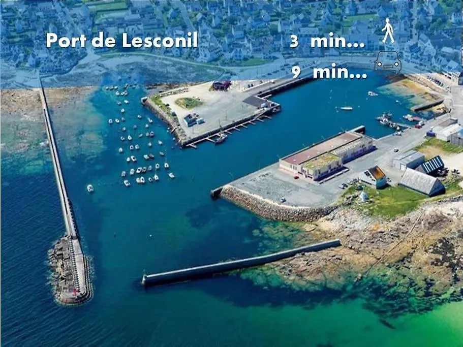 度假居 Maison De Vacances Lesconil A 500 M De La Plage Plobannalec